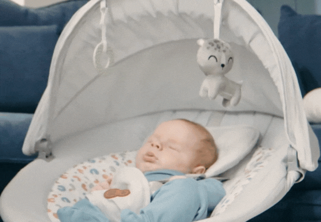 Leagan electric Lumi 2, Light Grey, Kinderkraft